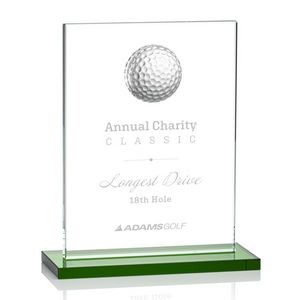 Cumberland Golf Award - Starfire/Green 6"x8"