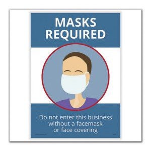 COVID-19 - Masks Required Poster