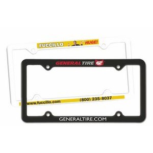 Thin Panel License Plate Frame w/ 4 Holes (Full Color Digital)