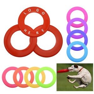 Plastic Frisbee With Ring Handle