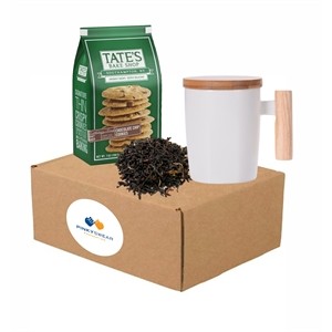 Tea Gift Kit With Rishi Tea, Ceramic Mug And Cookies