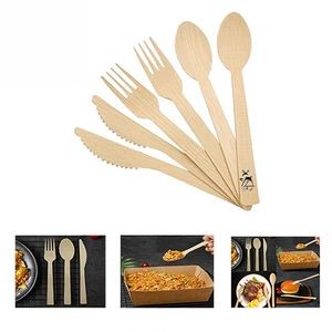 Wooden disposable tableware