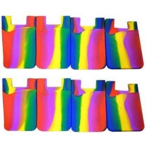 Rainbow Silicone Smart Phone Wallet