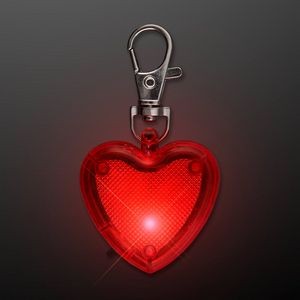 Blinking Heart Dog Light and Keychain - BLANK