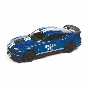 3" 1:64 Scale Die Cast Metal 2021 Shelby GT500 Carbon Fiber Premier Series Velocity Blue Color (u)