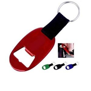 Oval-Shaped Bottle Opener With Key Tag