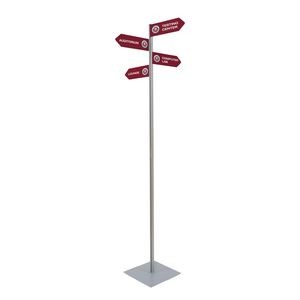 Wayfinding Arrow Sign Post Kit (with Four Signs)