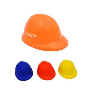 Kids Soft PU Foam Helmet-shaped Stress Relief Squeeze Toy Stress Ball MOQ500pcs