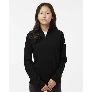 Adidas® Youth Quarter-Zip Pullover