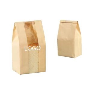 Paper Bread Bag W/Window