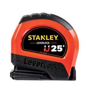 Stanley Tools 25 ft High-Visibility Magnetic LEVERLOCK® Tape Measure, Made in USA
