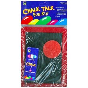 Chalk Talk Fun Kits - Chalkboard, Chalk & Eraser (Case of 72)
