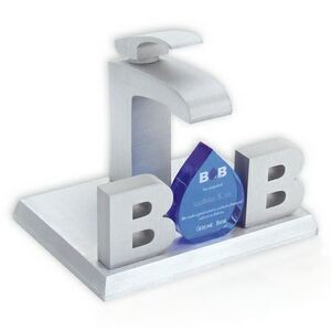 Faucet & Water Droplet on Base Trophy/Award