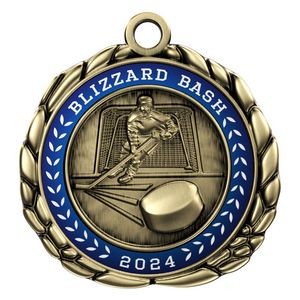Vibraprint® Hockey Quali-Craft Medallion (2-1/2")