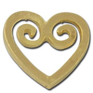 Heart Swirl Lapel Pin