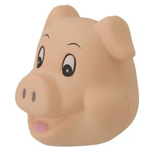 Cute Pig Head Squeezies® Stress Reliever