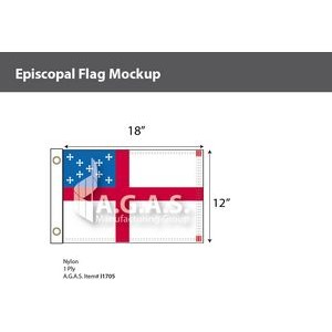Episcopal Flags 12x18 inch