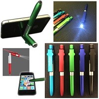 4-in-1 Stylus Pen/ Flashlight/ Cell Phone Stand