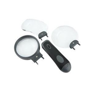 Remov-A-Lens 3-in-1 LED Lighted Hand-Held Magnifier