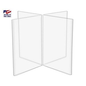 Eight Sided Acrylic Table Tent (4"x6")