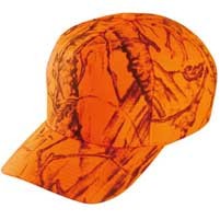 ANSI Fluorescent Orange Camo Golf Cap