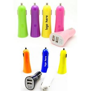 Plastic Dual Car Charger