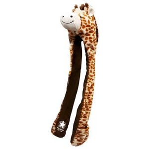 36" Giraffe Mascot Hoodie w/ Attached Mittens