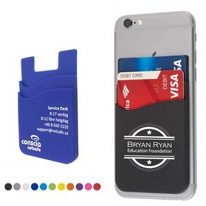 Double Layer Silicone Phone Wallet