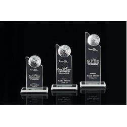 LINKS: Glass Desk Award (5" x 10½")
