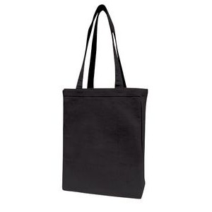Color Cotton Canvas Tote Bag w/ Full Gusset - Full Color Transfer (11"x14"x5")