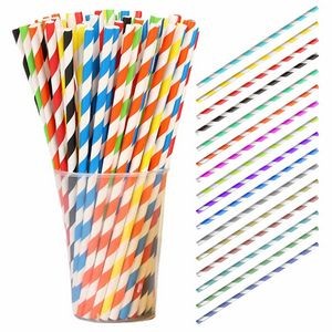 Full Color Paper Straws