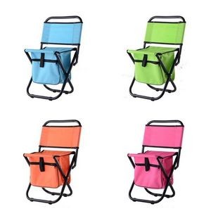 Folding Camp Seat Cooler Bag Collapsible stools beach chairs