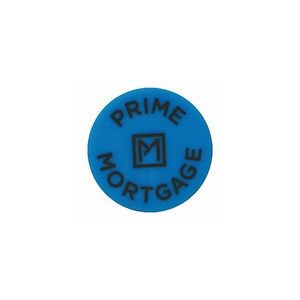 Dime Sized Colored Golf Ball Marker w/1 Color Imprint (11/16")