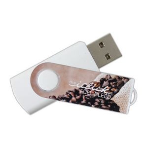 iClick® Full Bleed USB Flash Drive 128GB - Overseas