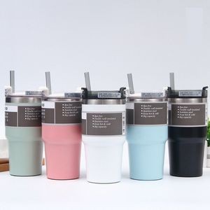20OZ/31OZ-Stainless Steel Vacuum Insulated Tumbler-With Straw
