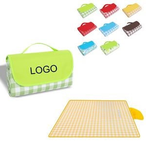 Outdoor Portable Folding Waterproof Oxford Picnic Blankets