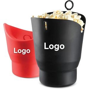 Foldable Microwave Silicone Popcorn Bucket