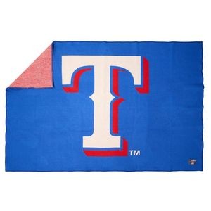 Faribault Mill Texas Rangers Wool Throw Blanket