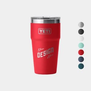 20 Oz YETI® Rambler Stainless Steel Insulated Stackable Cup w/ Lid