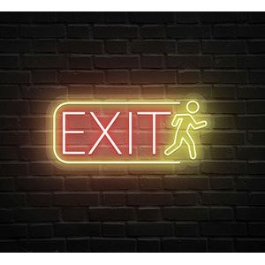 Exit Neon Sign (32 " x 14 ")