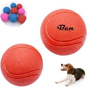 Rubber Dog Chewing Balls Soft Cleaning Teeth Toys