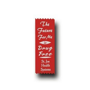 Red Custom The Future For Me is Drug Free Econo Drug Free Ribbon