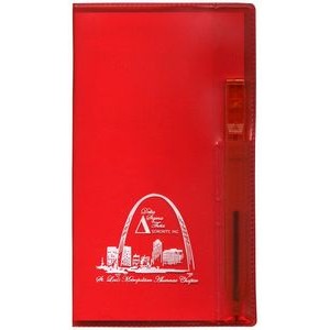 Translucent Vinyl Cover Academic Planner with Flat Matching Pen