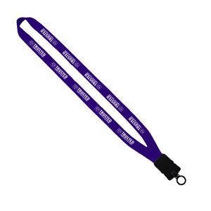 5/8" Polyester Lanyard w/Plastic Snap Buckle Release
