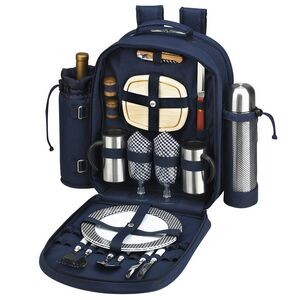 Picnic Coffee Backpack for 2 with Cooler