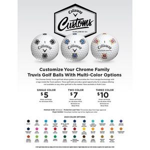 Callaway Chrome Truvis - Custom Balls