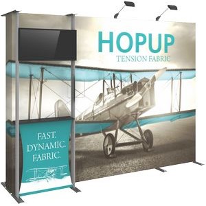 Hopup™ 10ft Tension Fabric Backwall & Accessory Kit 03