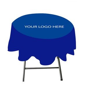 Customized 59'' Diam Round Table Clothes