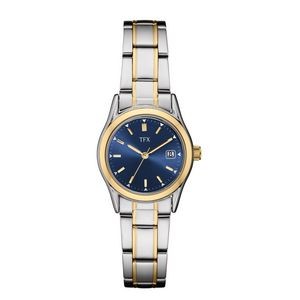 TFX by Bulova Ladies' Two-tone Watch with Blue Dial