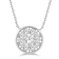 Jilco Inc. Contemporary Diamond Necklace